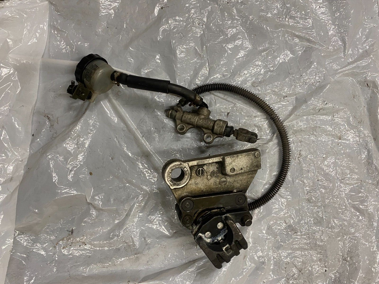 Kawasaki ZX9R 1999 Rear Brake Set with Caliper and Master Cylinder and Hose